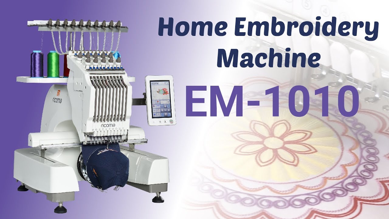 em 1010 embroidery machine