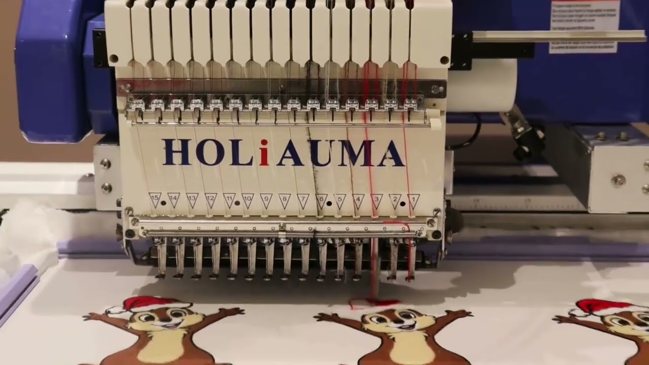 holiauma 15 needle embroidery machine
