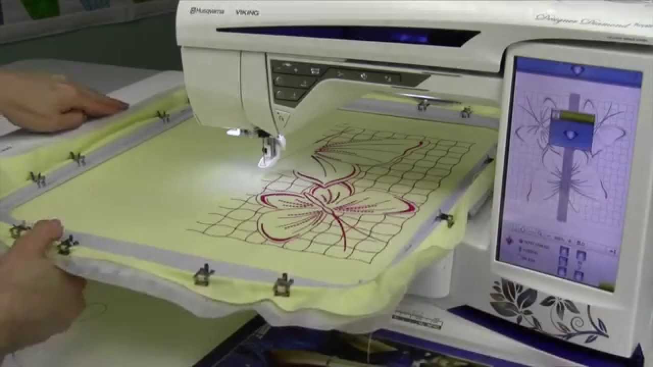 viking embroidery machine hoops