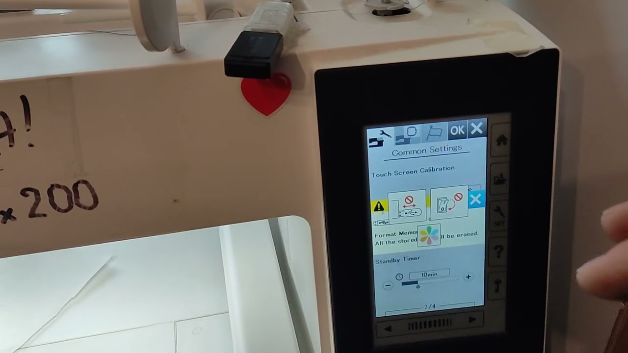 what format does elna embroidery machine use