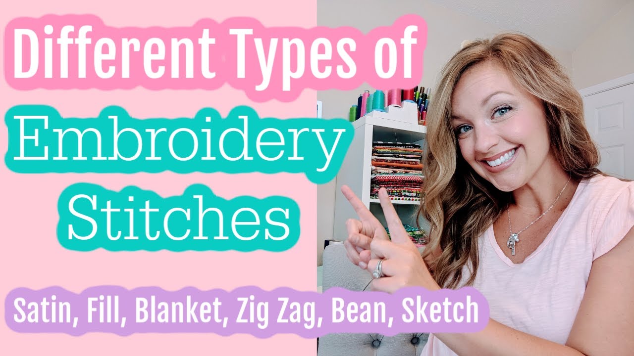 machine embroidery stitches