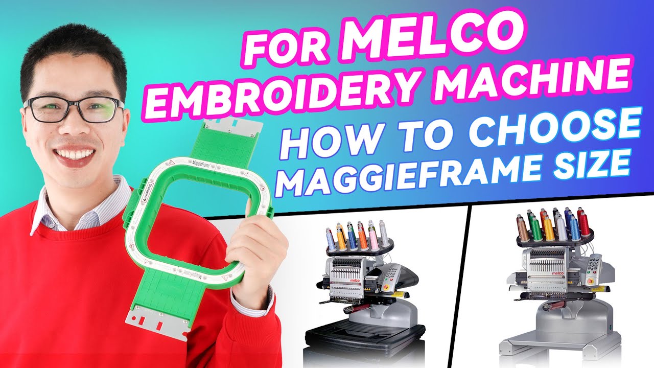 melco embroidery machine hoops