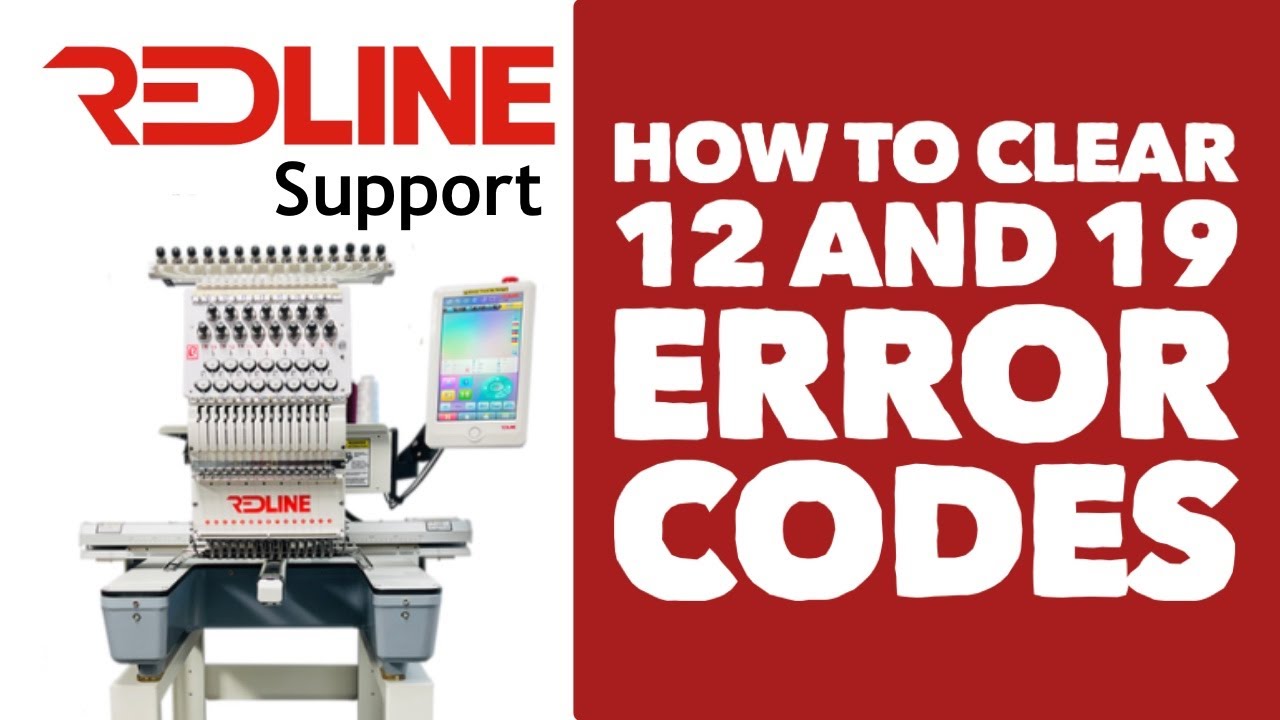 redline embroidery machines