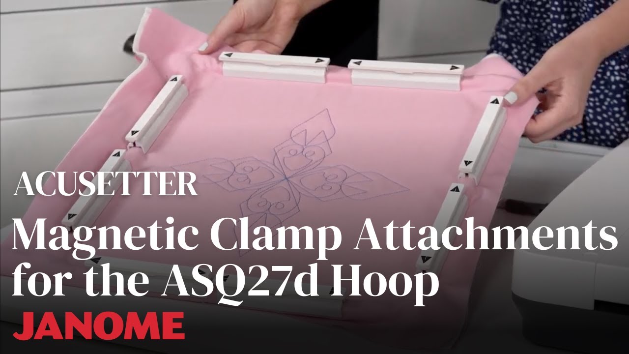 janome magnetic hoop clamps