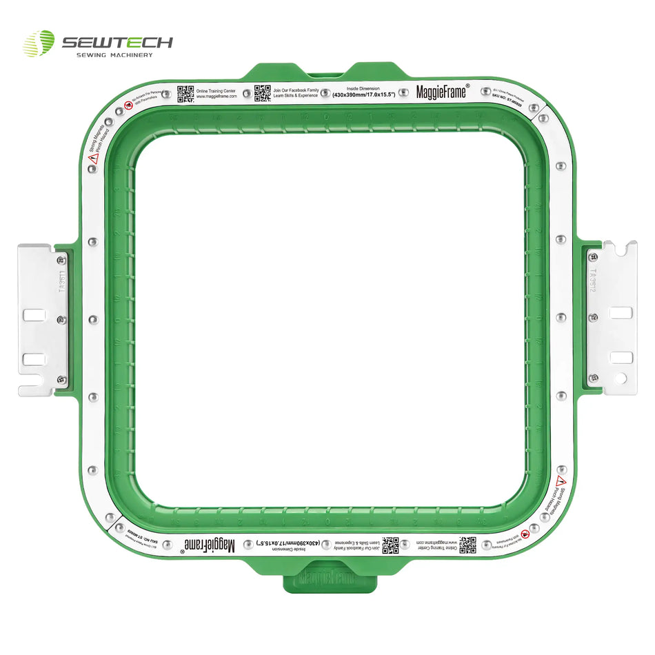 Bastidor magnético Sew Tech MaggieFrame de 215 x 230 mm (8,5 x 9 pulgadas) para SWF