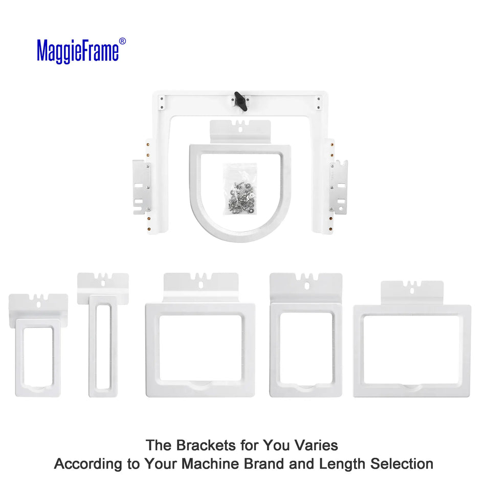 Sew Tech MaggieFrame 6in1 Magnetic Embroidery Frame Set | For Janome MB-4/ MB-4S/ MB-7/ MB-7S